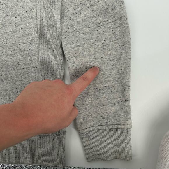 Womens Asphalt Heather Grey Carhartt Crewneck Relaxed Fit Crewneck~ S 104410 E07 - Picture 7 of 9